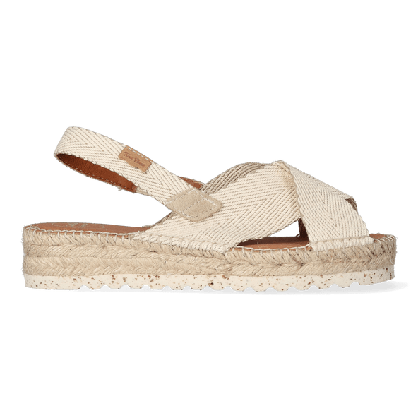 Elvira Damen Espadrilles Cru