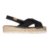 Elvira Damen Espadrilles Negre