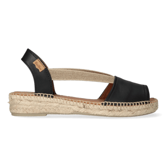 Etna Damen Espadrilles Negre