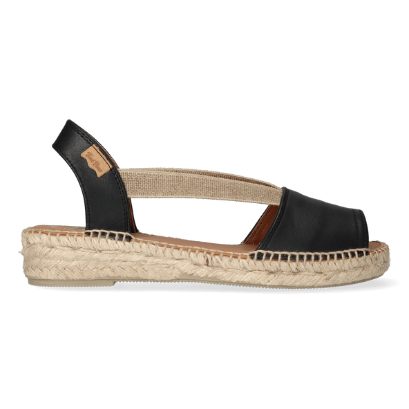 Etna Damen Espadrilles Negre