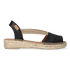 Etna Damen Espadrilles Negre