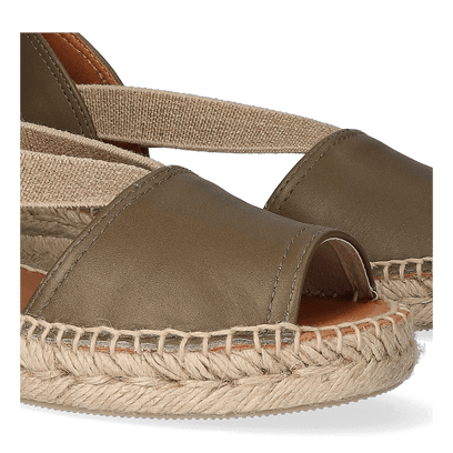 Etna Damen Espadrilles Caqui