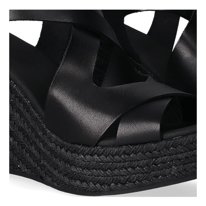 Girona Damen Espadrilles Negre
