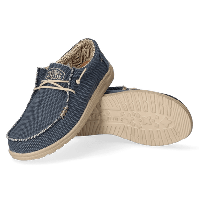 Wally Braided Herren Halbschuhe Blue Night