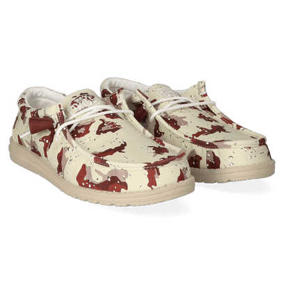 Wally Camouflage Herren Halbschuhe Desert Camo