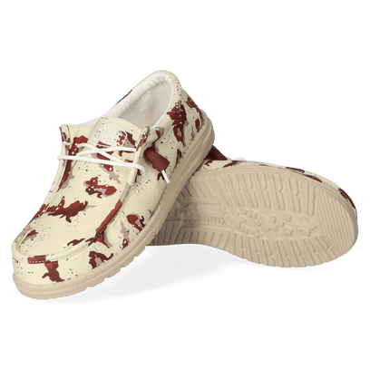 Wally Camouflage Herren Halbschuhe Desert Camo