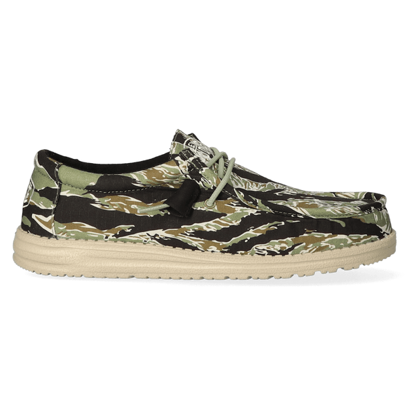 Wally Camouflage Herren Halbschuhe Tiger Stripe Camo