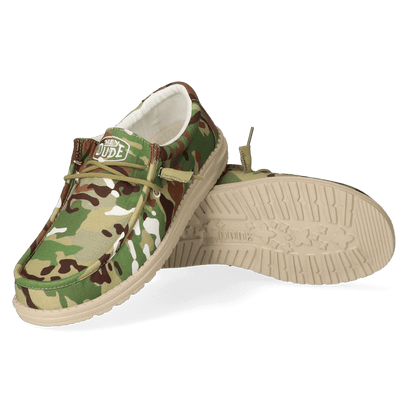 Wally Camouflage Herren Halbschuhe Multi Camo