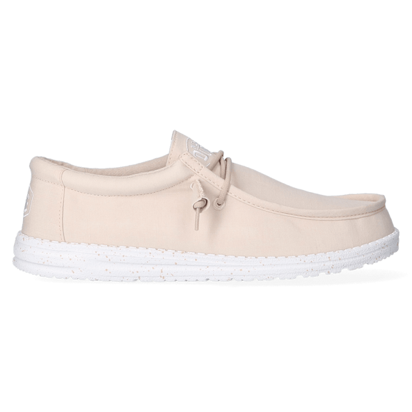 Wally Slub Herren Halbschuhe Natural