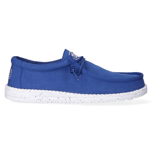 Wally Slub Canvas Herren Halbschuhe True Blue