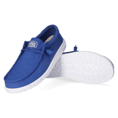 Wally Slub Canvas Herren Halbschuhe True Blue