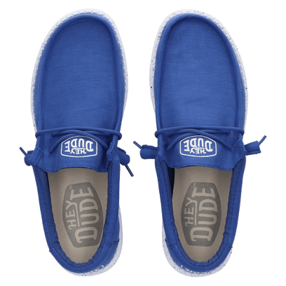 Wally Slub Canvas Herren Halbschuhe True Blue