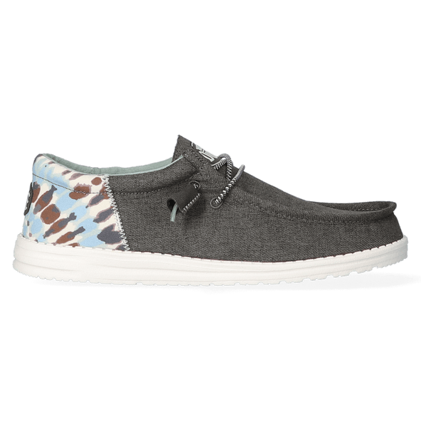 Wally Funk Herren Halbschuhe Tie Dye Grey