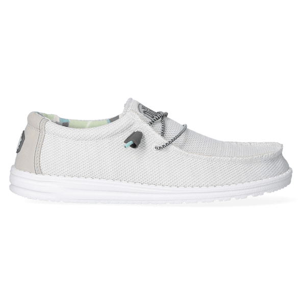 Wally Sox Triple Needle Herren Halbschuhe Star White