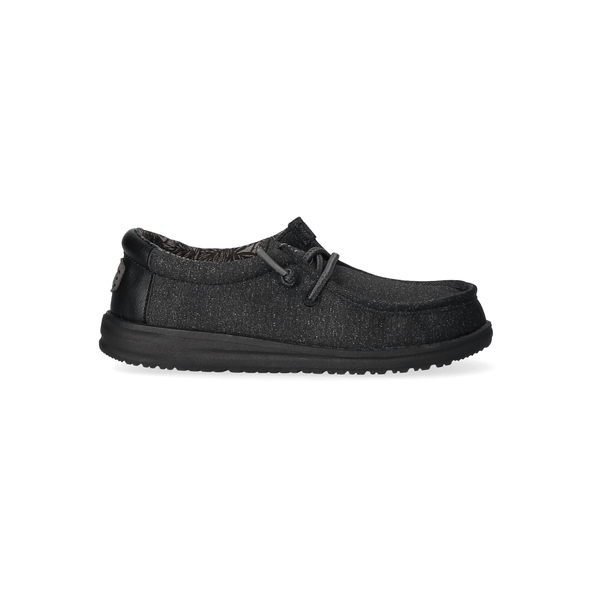 Wally Youth Jungen Halbschuhe Basic Black