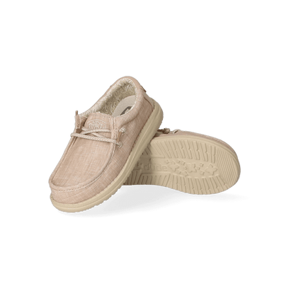 Wally Youth Jungen Halbschuhe Basic Beige