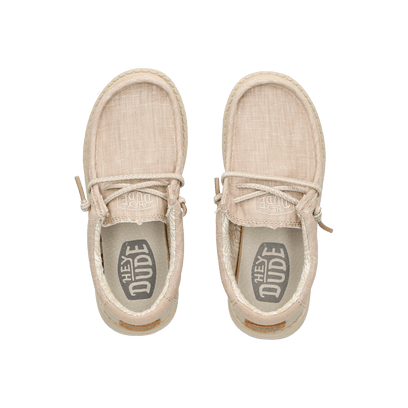 Wally Youth Jungen Halbschuhe Basic Beige