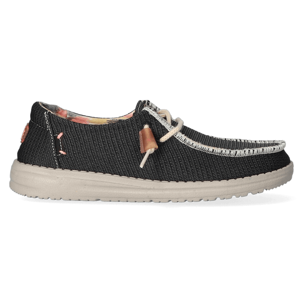 Wendy Knit Damen Halbschuhe Black