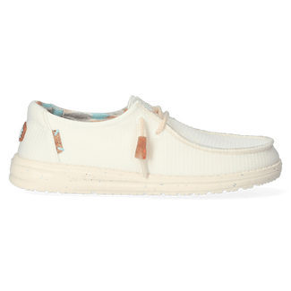 Wendy Knit Damen Halbschuhe White
