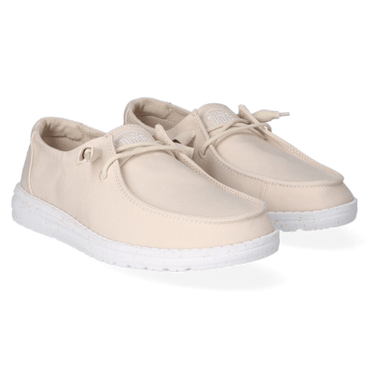 Wendy Slub Canvas Damen Halbschuhe Natural