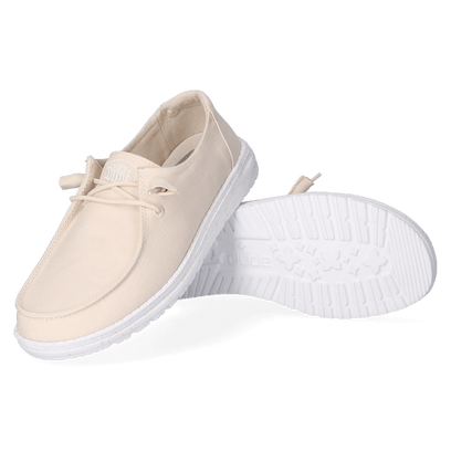 Wendy Slub Canvas Damen Halbschuhe Natural