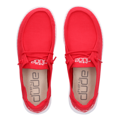 Wendy Slub Damen Halbschuhe Red