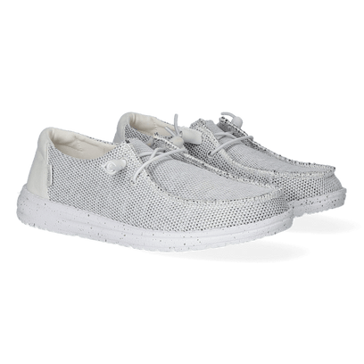 Wendy Sox Damen Halbschuhe Stone White