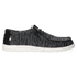 Wally Sox Stitch Herren Halbschuhe Black White