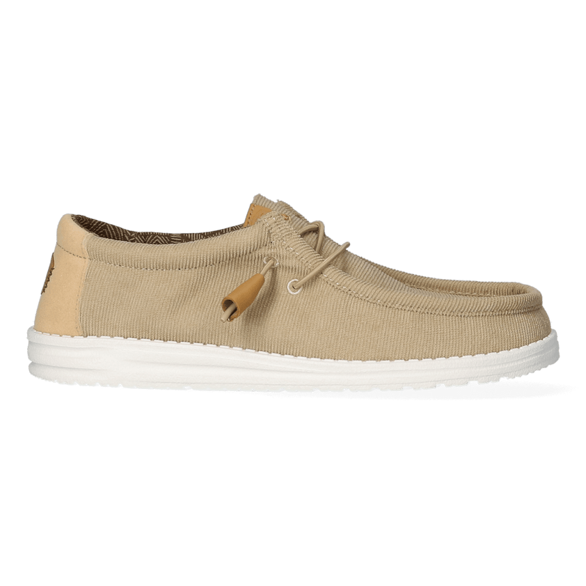 Wally Corduroy Herren Halbschuhe Tan