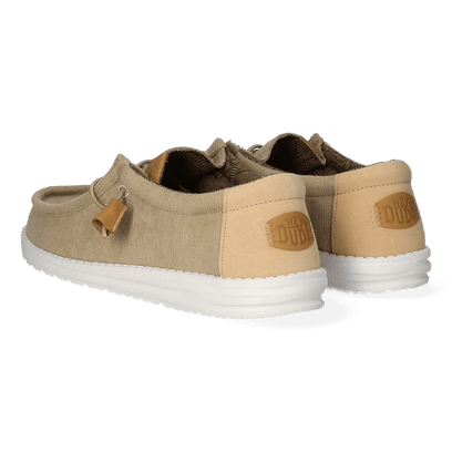 Wally Corduroy Herren Halbschuhe Tan