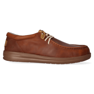 Wally Grip Craft Leather Herren Halbschuhe Brown