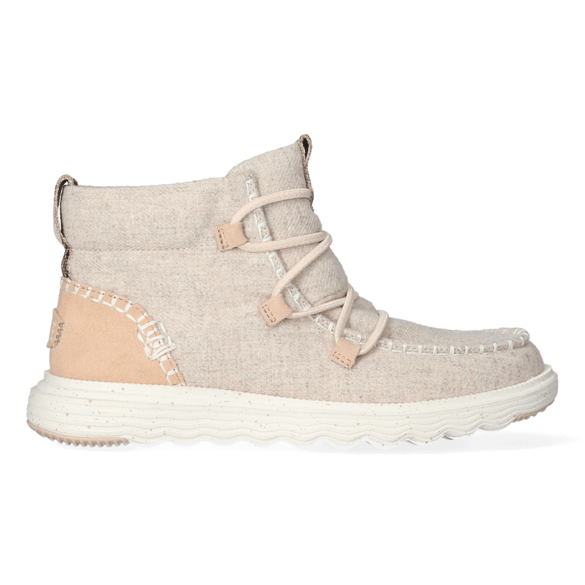 Reyes Wool Damen Boots Light Grey