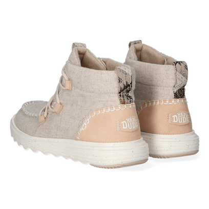 Reyes Wool Damen Boots Light Grey