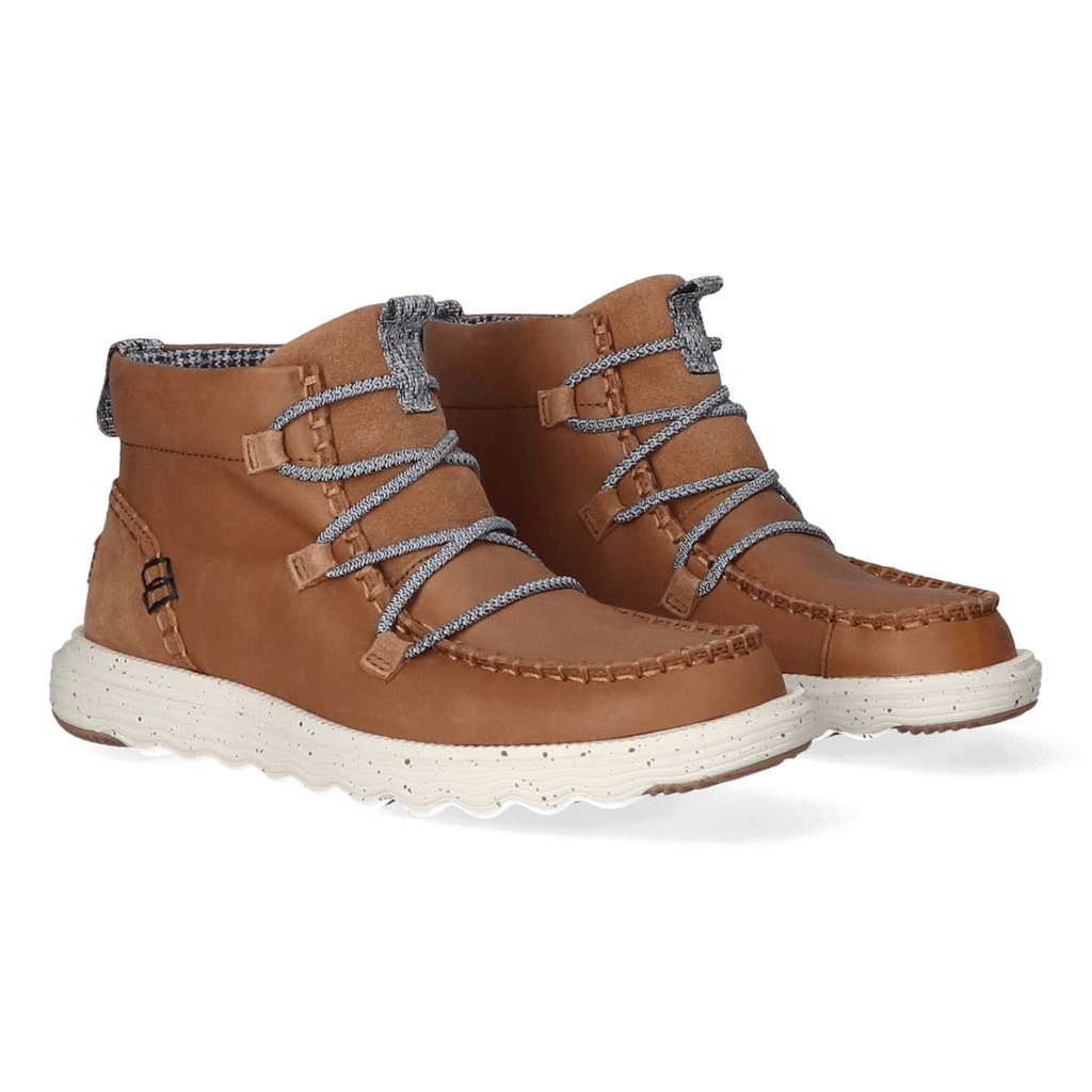 Reyes Leather Damen Boots Tobacco Brown