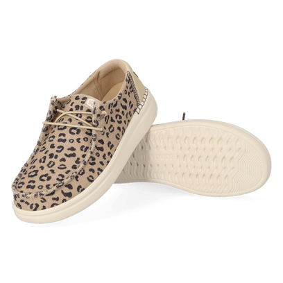 Wendy Rise Leo Damen Halbschuhe Tan/Black