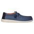 Wally Washed Canvas Herren Halbschuhe Navy