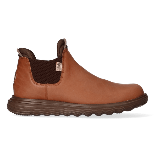 Branson Craft Leather Damen Boots Cognac