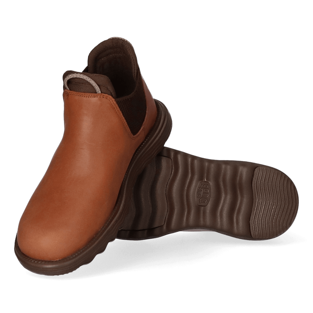 Branson Craft Leather Damen Boots Cognac