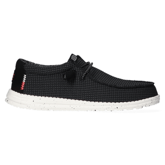 Wally Sport Mesh Herren Halbschuhe Black/White