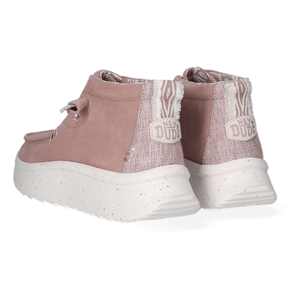 Wendy Peak Hi Suede Damen Halbschuhe Blush