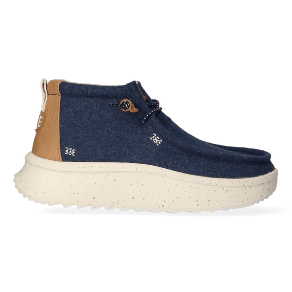 Wendy Peak Hi Wool Damen Halbschuhe Navy