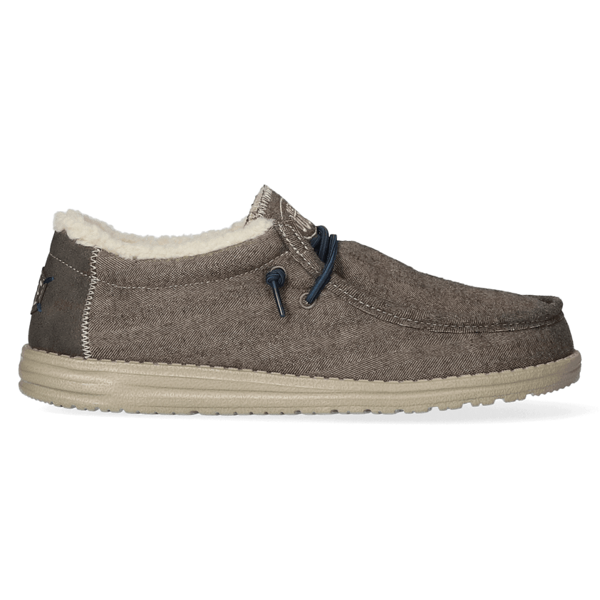 Wally Herringbone Herren Halbschuhe Chocolate