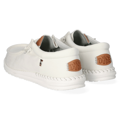 Wally Funk Nylon Craft Herren Halbschuhe Stone White