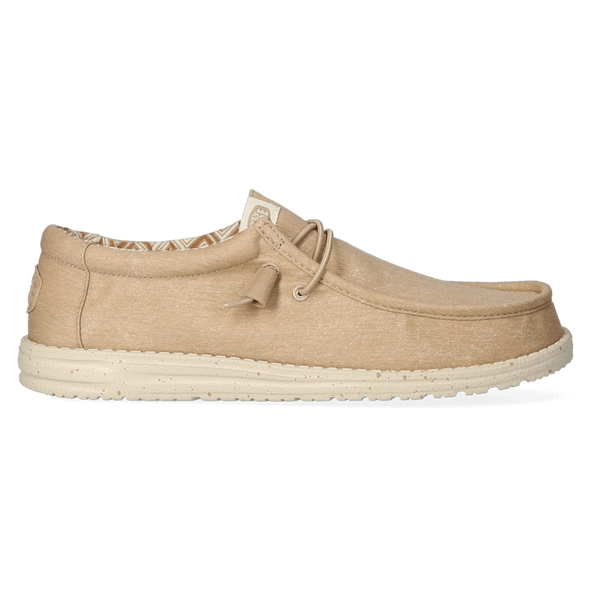 Wally Canvas Herren Halbschuhe Tan