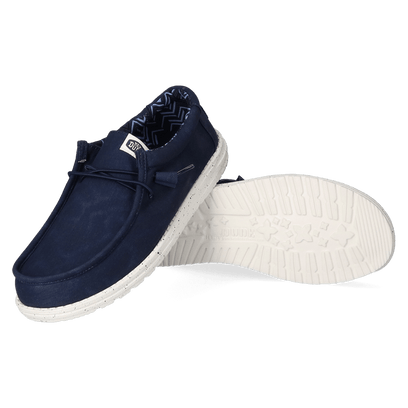 Wally Canvas Herren Halbschuhe Navy