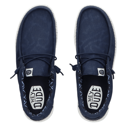 Wally Canvas Herren Halbschuhe Navy