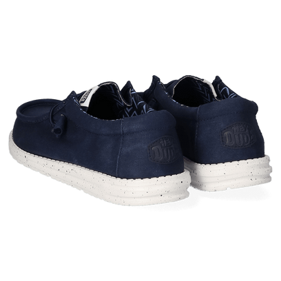 Wally Canvas Herren Halbschuhe Navy