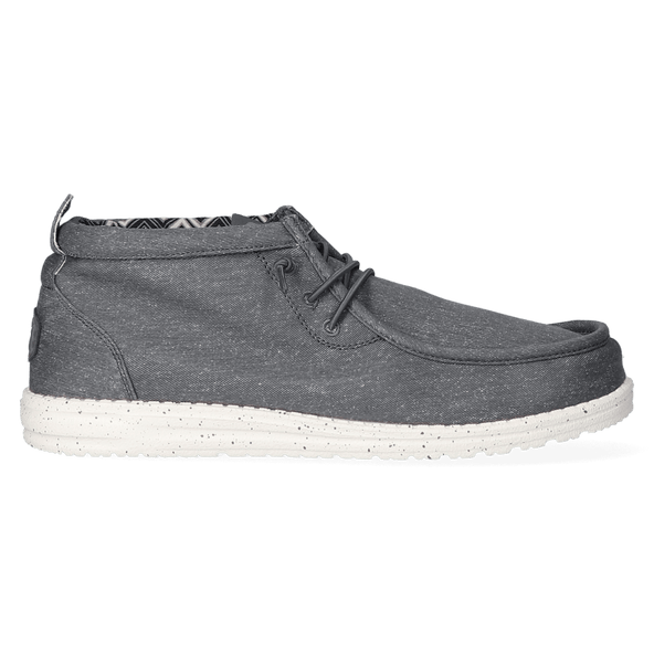 Wally Mid Canvas Herren Halbschuhe Grey