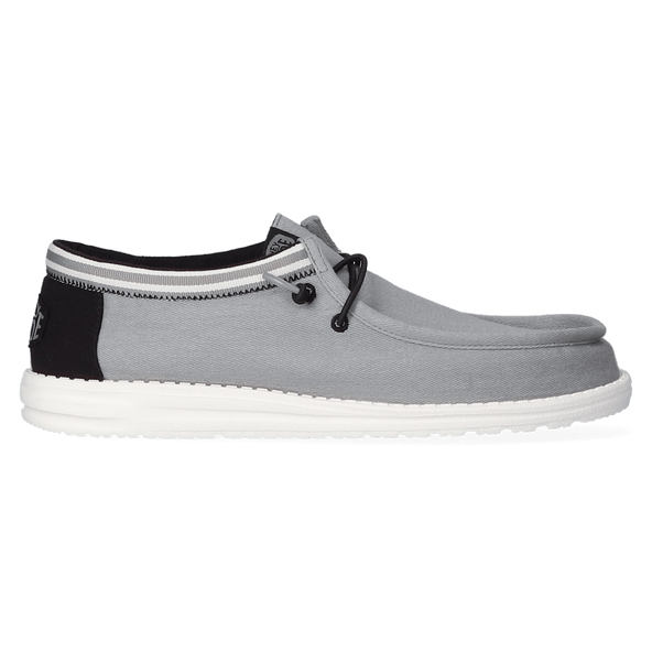 Wally Letterman Herren Halbschuhe Light Grey/White