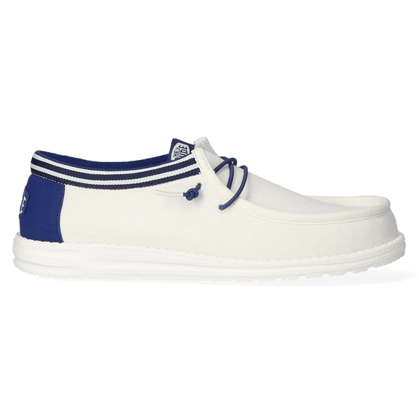 Wally Letterman Herren Halbschuhe White/Blue